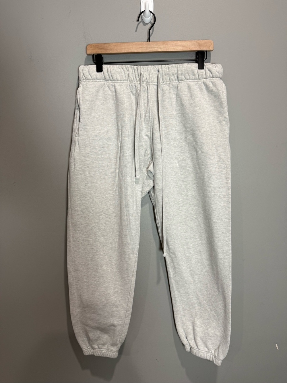 MNML Men’s XL Gray Heather Sweatpants Joggers Drawstring Cotton Blend